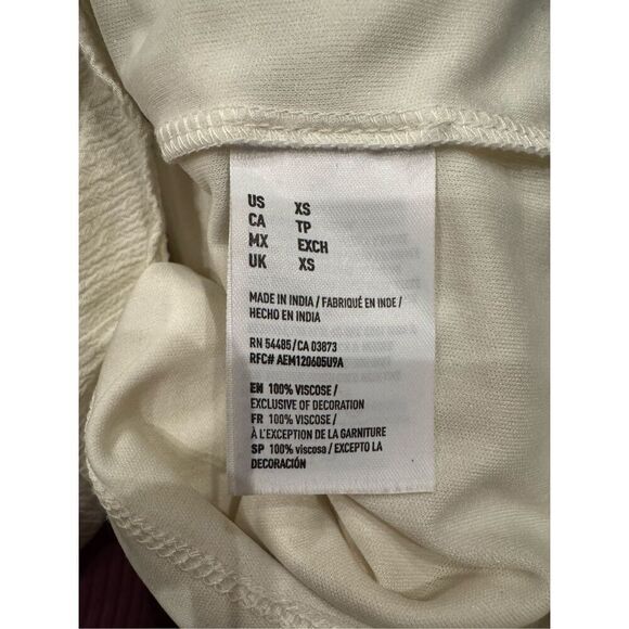 Cream boho style romper (XS) - Picture 6 of 7